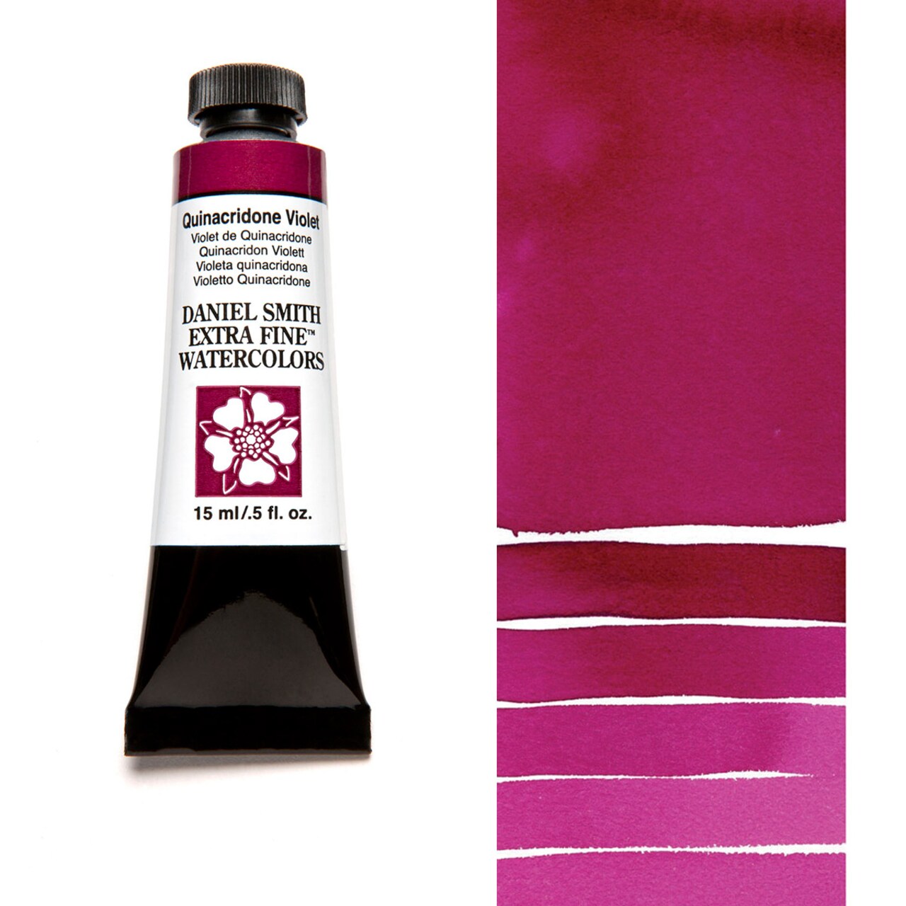 Daniel Smith Extra Fine Watercolors - Quinacridone Violet, 5 ml Tube